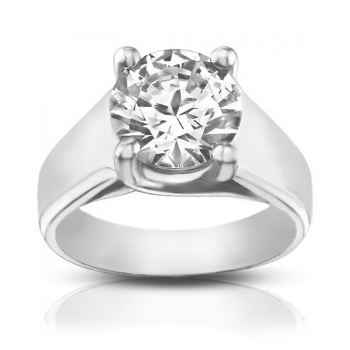 1.50 ct Ladies Round Cut Diamond Engagement Ring 1.50 ct Ladies Round Cut Diamond Engagement Ring